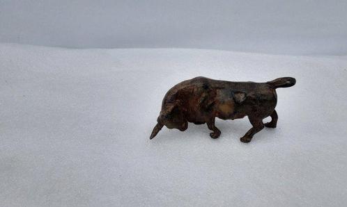 P. Chenet - Beeld, stier - 7 cm - Brons, Antiek en Kunst, Curiosa en Brocante