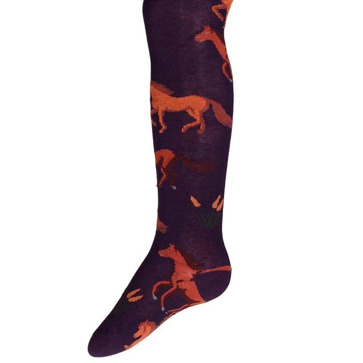 Kindermaillot Donkerblauw met Paarden - 110/116 NIEUW, Kinderen en Baby's, Kinderkleding | Schoenen en Sokken, Meisje, Nieuw, Ophalen of Verzenden