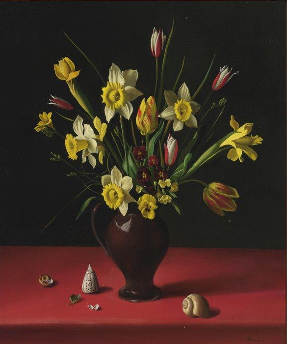 Fernand Renard (1912-1988) - Still Life with Yellow, Antiek en Kunst, Kunst | Schilderijen | Klassiek