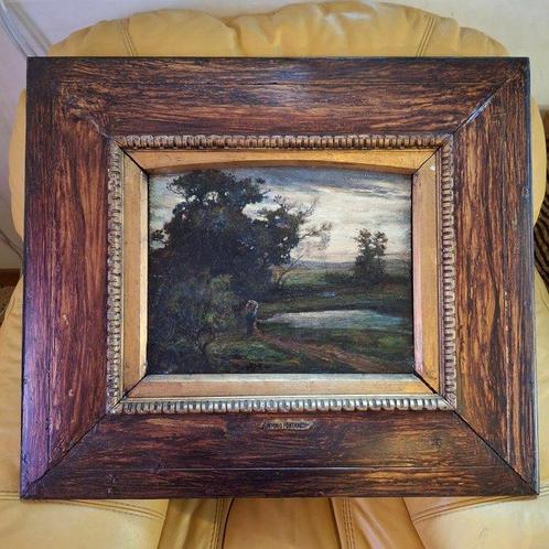 Antonino Fontanesi (1818-1882) - Paesaggio, Antiek en Kunst, Kunst | Schilderijen | Klassiek