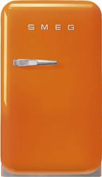 Smeg FAB5ROR6 retro jaren 50 koelkast - oranje, Witgoed en Apparatuur, Koelkasten en IJskasten, Zonder vriesvak, Verzenden, Nieuw