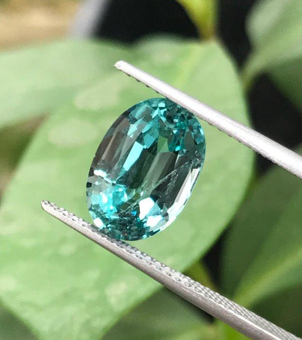 1 pcs Blauw, Groen Smaragd - 3.23 ct - International, Sieraden, Tassen en Uiterlijk, Edelstenen