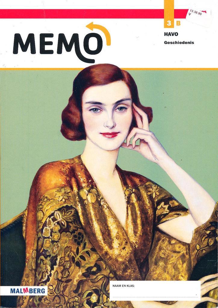 Memo Geschiedenis Leerwerkboek 3B HAVO, Boeken, Schoolboeken, Nieuw, Verzenden