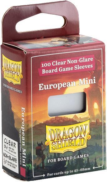 Dragon Shield Board Games Sleeves Non Glare - European Mini, Hobby en Vrije tijd, Verzamelkaartspellen | Overige, Nieuw, Verzenden