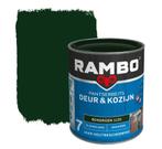 Rambo Pantserbeits Deur & Kozijn Dekkend Bosgroen 0.75L, Doe-het-zelf en Verbouw, Verf, Beits en Lak, Verzenden, Nieuw, Beits