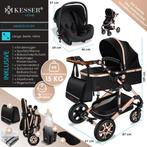 KESSER® Kinderwagen - 3 in 1 - Loops - Wandelwagen - Zwart, Verzenden, Nieuw