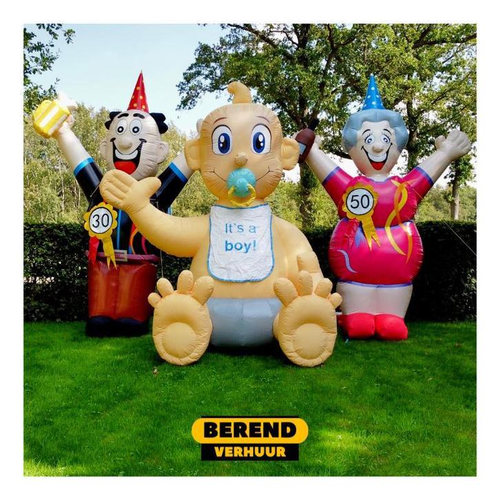 Te huur: Opblaasfiguren | Abraham | Sarah | Baby, Kinderen en Baby's, Speelgoed | Buiten | Opblaasfiguren, Nieuw, Ophalen