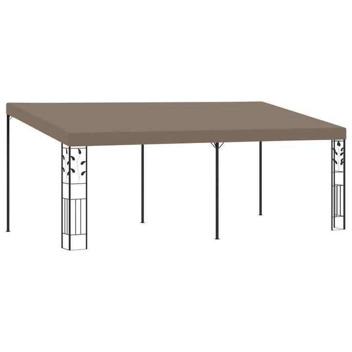 vidaXL Wandprieel 6x3x2,5 m taupe, Tuin en Terras, Partytenten, Nieuw, Verzenden