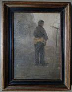 Evert Pieters (1856-1932) - De zaaier - Laren - Brasschaat, Antiek en Kunst, Kunst | Schilderijen | Klassiek