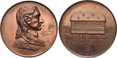 Cu-medaille 1982 medaille von Helmut Koenig, Postzegels en Munten, Penningen en Medailles, Verzenden