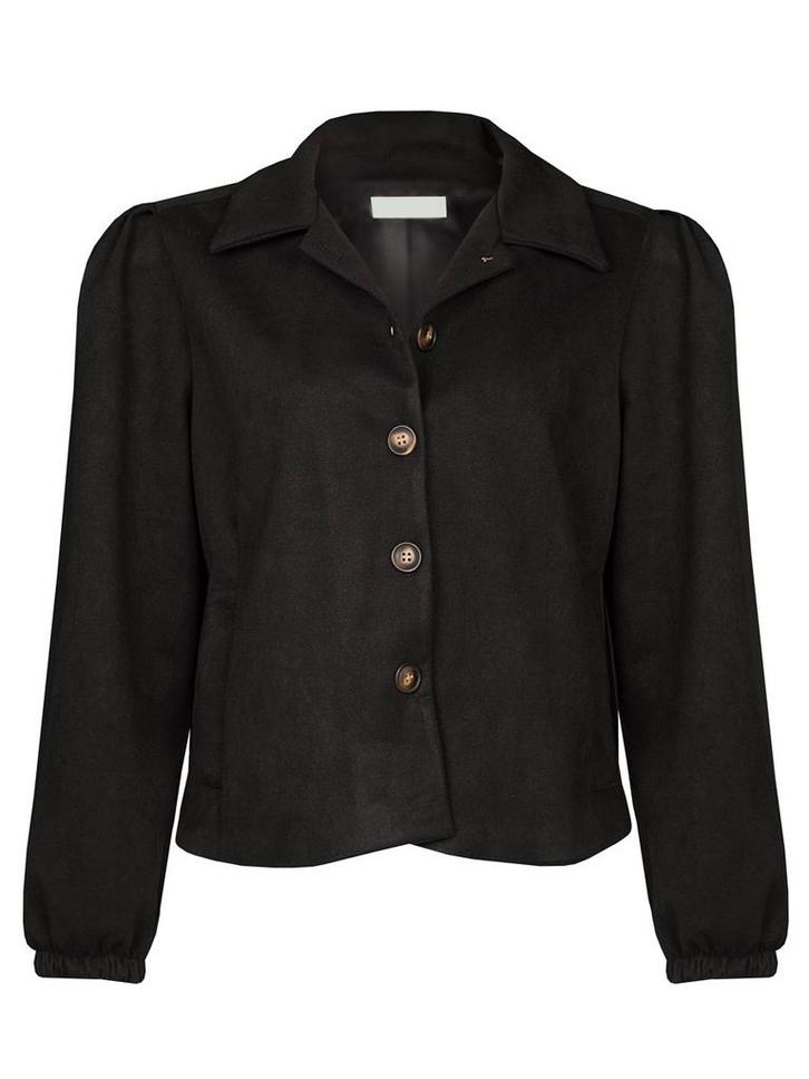 Blazer Suède Zwart , damesjasje, Kleding | Dames, Jasjes, Kostuums en Pakken, Verzenden
