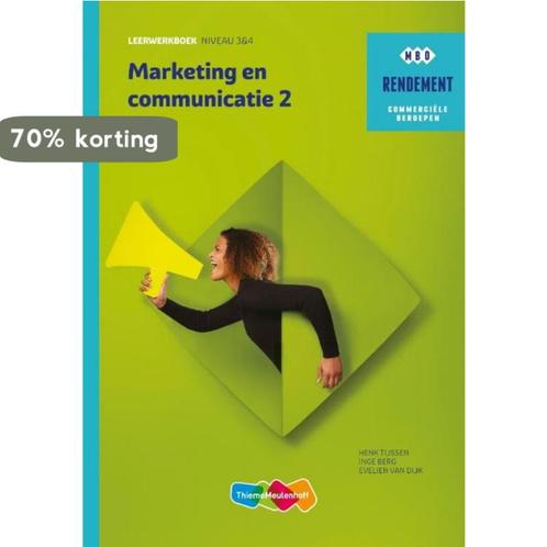 Marketing & communicatie / Niveau 3&4 deel 2 / Leerwerkboek, Boeken, Schoolboeken, Zo goed als nieuw, Verzenden