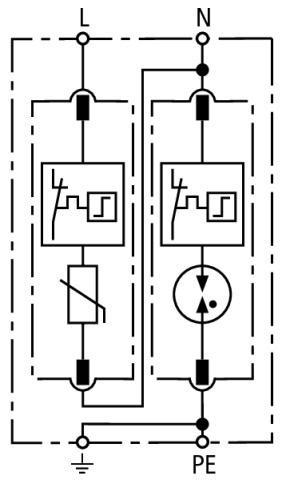 DEHN DEHNguard Overspanningsbeveiliging - 952110, Doe-het-zelf en Verbouw, Elektra en Kabels, Overige typen, Nieuw, Verzenden
