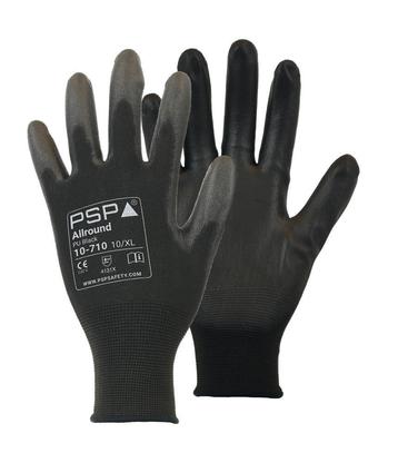 Werkhandschoenen PSP 10-710 Allround PU Black Nylon (zwart) beschikbaar voor biedingen