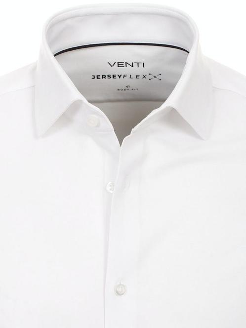 Venti Jerseyflex Overhemd Wit Body Fit 123955800-000, Kleding | Heren, Overhemden, Wit, Nieuw, Verzenden