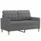 Tweezitsbank Donkergrijs 120cm - Tweedekansje! OP=OP, 75 tot 100 cm, Ophalen of Verzenden, Rechte bank, Minder dan 150 cm