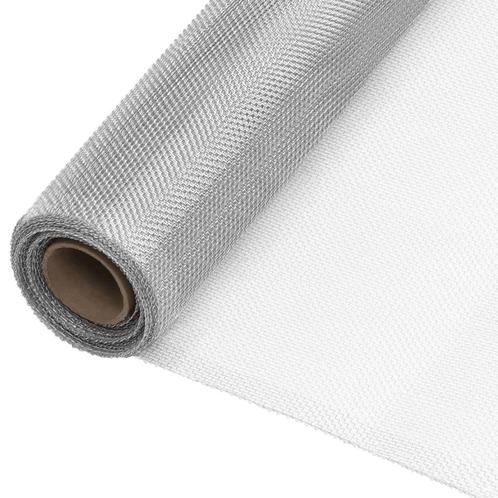 vidaXL Gaas 80x1000 cm aluminium zilverkleurig, Tuin en Terras, Schuttingen, Nieuw, Aluminium, Minder dan 1 meter, Verzenden