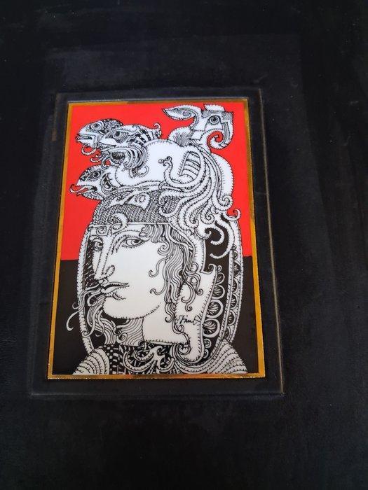 Hollohaza - Endre Szasz - Wandbord - Porselein - Idaa, Antiek en Kunst, Antiek | Glas en Kristal