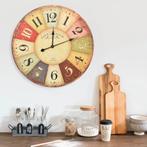 vidaXL Wandklok vintage stijl 60 cm meerkleurig, Verzenden, Nieuw