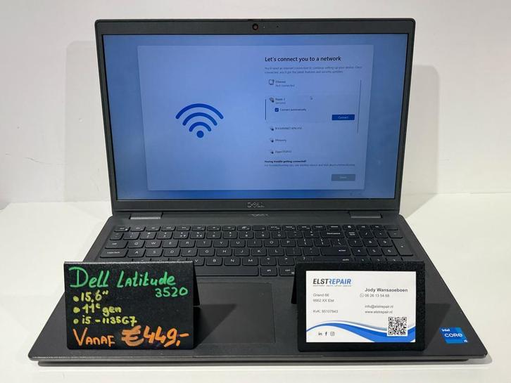 Dell Latitude 3520 | Intel Core i5 i5-1135U | 11e Generatie, Computers en Software, Windows Laptops, 2 tot 3 Ghz, SSD, 15 inch