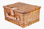 Picknickmand 4-persoons | Rieten mand met servies | Nieuw..., Overige materialen, Nieuw, Ophalen of Verzenden, Overige stijlen