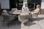 Prado Florence dining tuinset 130xH75 cm rond 5 delig, Tuin en Terras, Ophalen of Verzenden, Nieuw