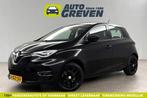 Renault ZOE R110 Life 52 kWh Huur Accu Elektrisch Airco LED., Automaat, Overige carrosserieën, Zwart, Elektrisch