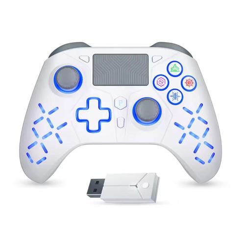 RGB Gaming Controller voor PS5 / PS4 / PC - Draadloze, Spelcomputers en Games, Spelcomputers | Overige, Nieuw, Verzenden