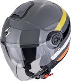 Scorpion EXO-City II Bee Grijs Geel Jethelm, Motoren, Kleding | Motorhelmen, Jethelm, XXL, Nieuw met kaartje, Overige merken