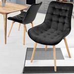 Miadomodo Eetkamerstoelen - Velvet - Fluweel - Houten Poten, Huis en Inrichting, Kasten | Computermeubels, Verzenden, Nieuw