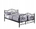 Design metalen bedframe met kristal decoratie - Zwart 140..., Doe-het-zelf en Verbouw, Metalen, Ophalen of Verzenden, Nieuw, IJzer