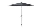 Platinum Riva parasol 2,5 m. Antraciet, Nieuw, Stokparasol, Verzenden, Kantelbaar