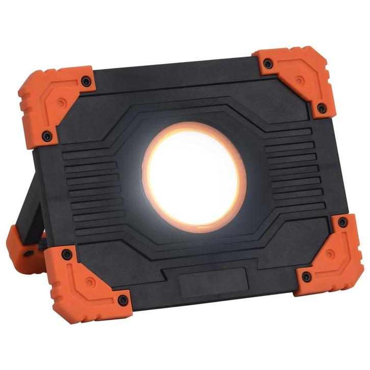 vidaXL Spotlight draagbaar LED ABS 10 W koudwit, Huis en Inrichting, Lampen | Overige, Nieuw, Verzenden