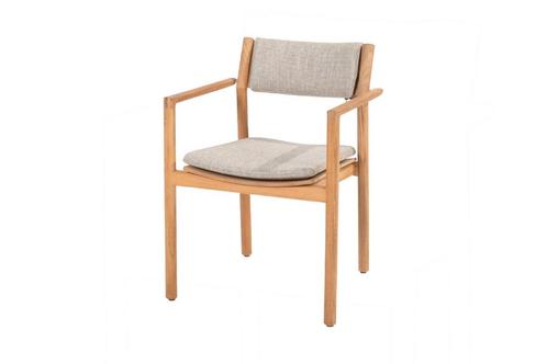 4 Seasons Levi tuinstoel (1 stuk) - Stapelbaar | KORTING, Tuin en Terras, Tuinstoelen, Nieuw, Overige materialen, Verzenden