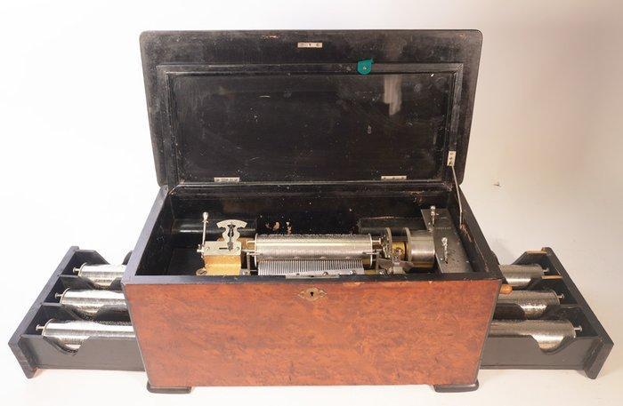 Muziekdoos - Zwitserland - 1850-1900 - Met verwisselbare, Muziek en Instrumenten, Blaasinstrumenten | Blokfluiten