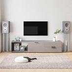 vidaXL Luidsprekerstandaards 2 st 4 pijlers gehard glas, Muziek en Instrumenten, Verzenden, Nieuw