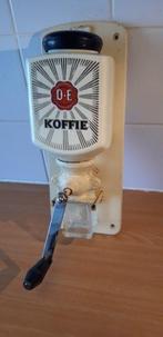 Douwe Egberts - Koffiemolen - Porselein Gietijzer en Glas