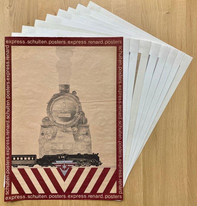 Schuiten - Express - 1 Portfolio - Beperkte oplage - 1985, Boeken, Stripboeken