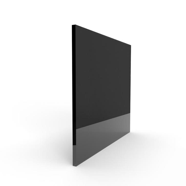 Enkel glas gekleurd gehard 8 mm Dark Grey, Doe-het-zelf en Verbouw, Glas en Ramen, Nieuw, Ophalen of Verzenden