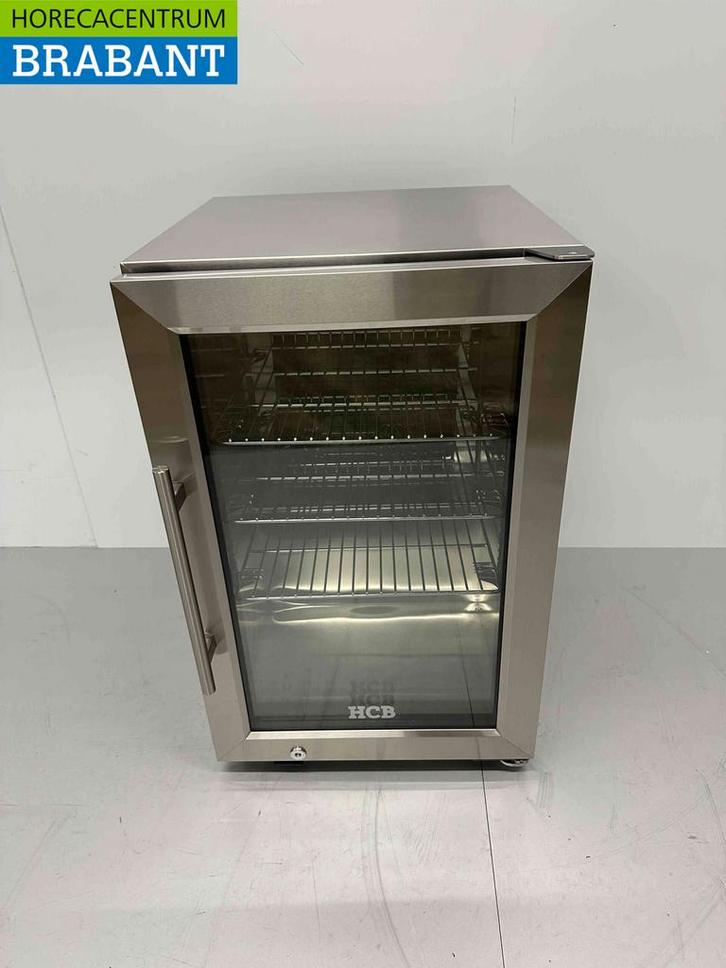 RVS Outdoor Backbar Barkoeling Glazen klapdeuren 63 liter 43, Zakelijke goederen, Horeca | Keukenapparatuur, Nieuw in verpakking