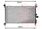 RADIATOR VOOR OPEL ASTRA F 1991-1998 1300096, Auto-onderdelen, Ophalen of Verzenden, Nieuw