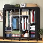 Opvouwbare Stoffen Kledingkast 170×45×175 cm met Roede, Huis en Inrichting, Verzenden, Nieuw