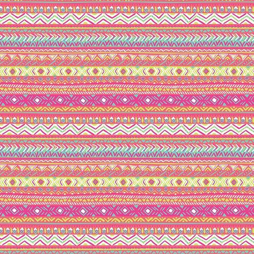 Siser Easy Pattern Flex - 30x100cm, Bohemian Stripes, Hobby en Vrije tijd, Kledingapplicaties en Hotfix, Nieuw, Ophalen of Verzenden