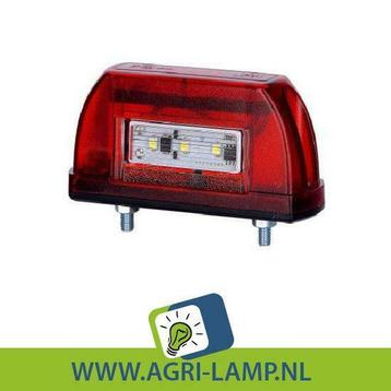 LED nummerplaatverlichting rood 10V-30V PRO serie