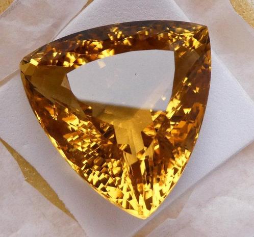 Citrien - 47.17 ct - Instituto Gemólogico Español (IGE), Sieraden, Tassen en Uiterlijk, Edelstenen