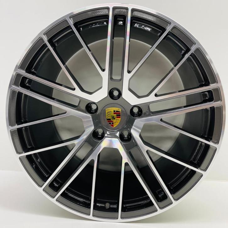 Porsche Panamera (971) ORIGINELE 21inch Turbo V met banden, Auto-onderdelen, Banden en Velgen, 21 inch, 315 mm, Personenwagen