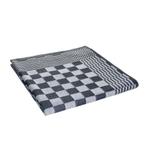 Blokdoeken Theedoeken Zwart en Wit Geblokt 65x65cm 100% kato, Huis en Inrichting, Keuken | Textiel, Verzenden, Nieuw, Overige kleuren