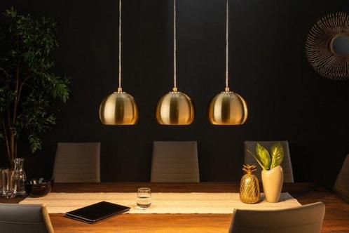 Moderne drievoudige hanglamp GOLDEN BALL gouden hanglamp in, Huis en Inrichting, Lampen | Hanglampen, Ophalen of Verzenden
