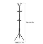 Metalen Kapstok met 10 Haken – Vrijstaande Boomstandaard, Verzenden, Nieuw