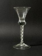 Wijnglas - Slingerglas - Glas - Air twist - 18e Eeuw, Antiek en Kunst